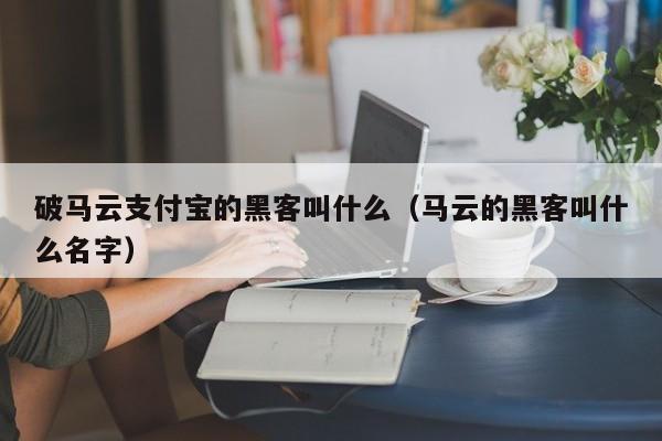 破马云支付宝的黑客叫什么(马云的黑客叫什么名字)