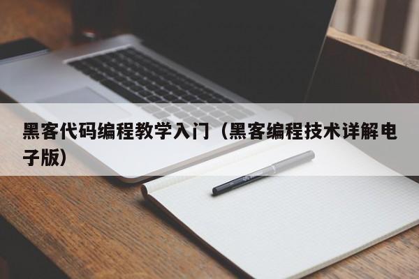 黑客代码编程教学入门(黑客编程技术详解电子版)