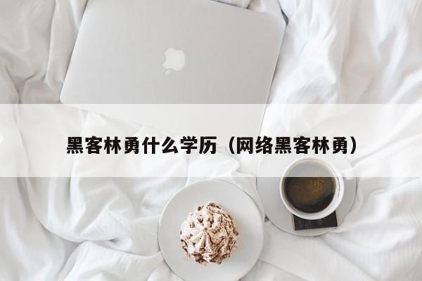 黑客林勇什么学历(网络黑客林勇)