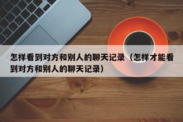 怎样看到对方和别人的聊天记录(怎样才能看到对方和别人的聊天记录)