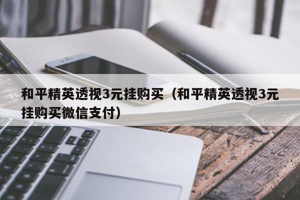 和平精英透视3元挂购买(和平精英透视3元挂购买微信支付)