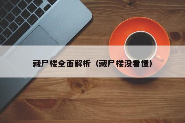 藏尸楼全面解析(藏尸楼没看懂)
