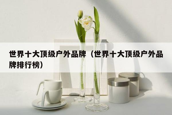 世界十大顶级户外品牌(世界十大顶级户外品牌排行榜)