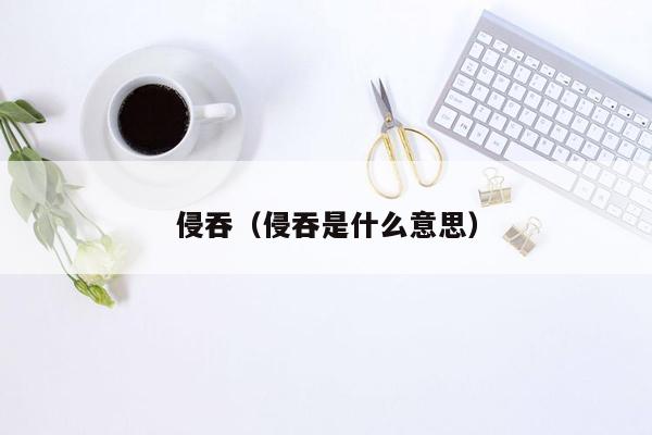 侵吞(侵吞是什么意思)