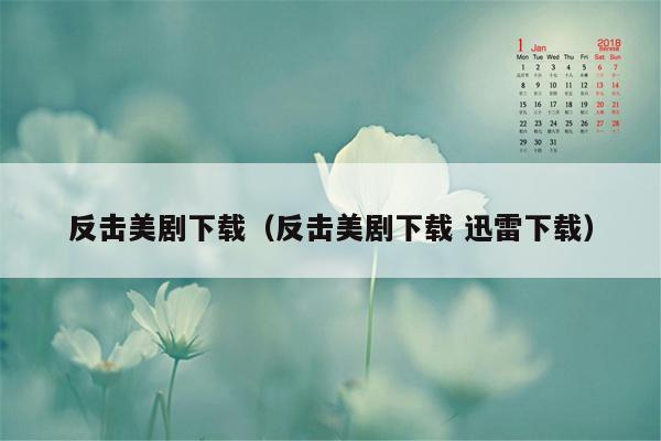 反击美剧下载(反击美剧下载 迅雷下载)