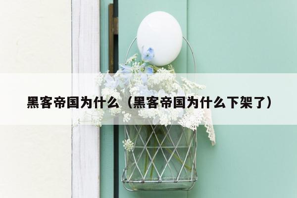 黑客帝国为什么(黑客帝国为什么下架了)