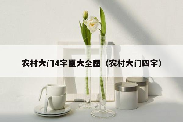 农村大门4字匾大全图(农村大门四字)
