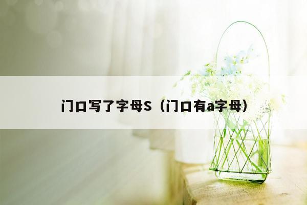 门口写了字母S(门口有a字母)
